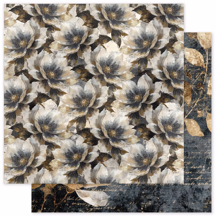 Paper Rose Studio - Ink & ivory - 6x6