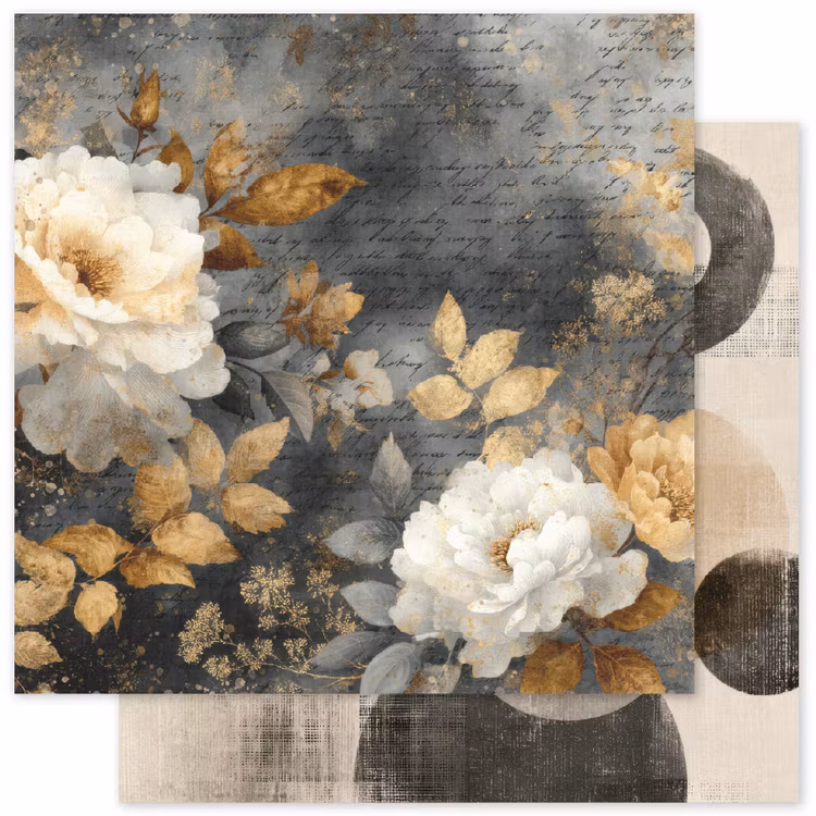 Paper Rose Studio - Ink & ivory - 6x6