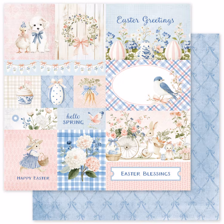 Paper Rose Studio - Primrose garden Easter - 6x6
