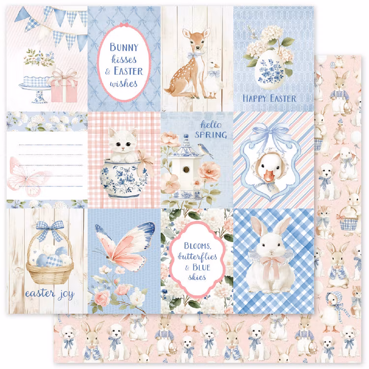 Paper Rose Studio - Primrose garden Easter - 6x6