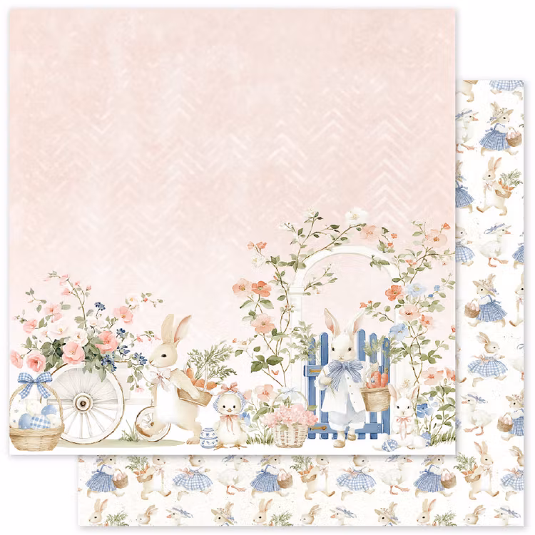 Paper Rose Studio - Primrose garden Easter - 6x6