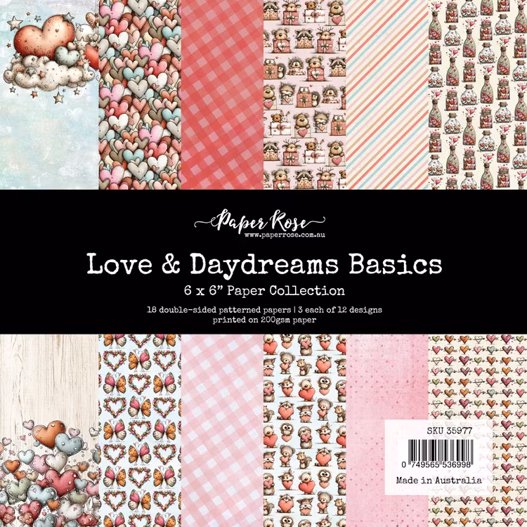 Paper Rose Studio - Love & daydreams Basics - 6x6