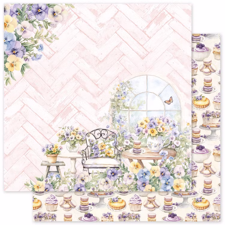 Paper Rose Studio - Petals & pansies - 6x6