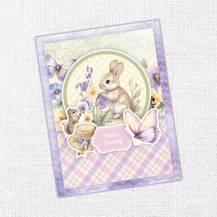 Paper Rose Studio - Petals & pansies - 6x6