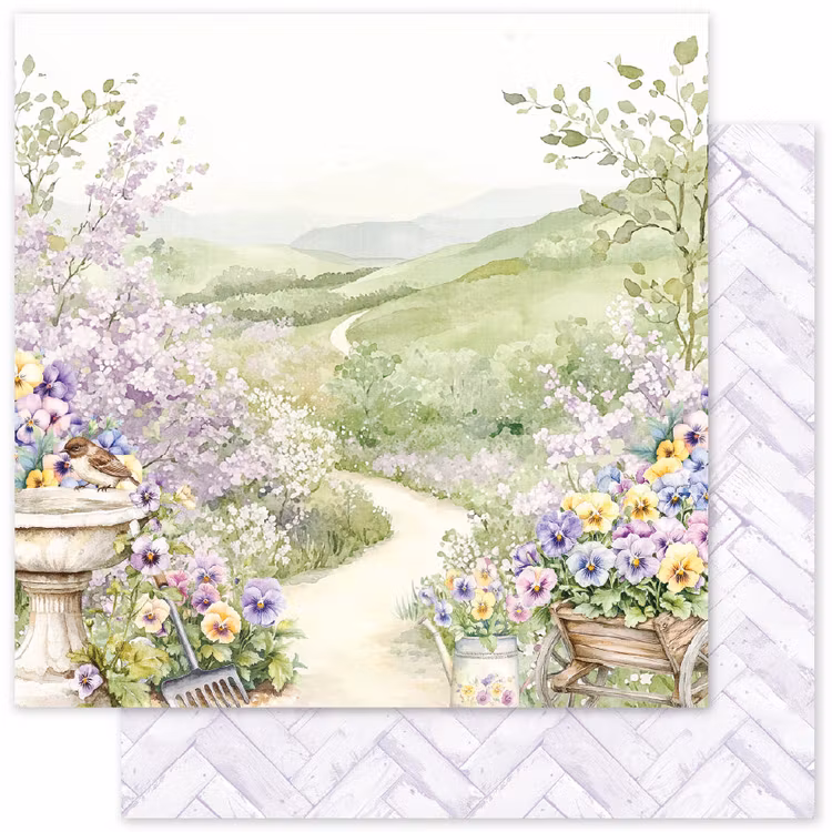 Paper Rose Studio - Petals & pansies Basics - 6x6