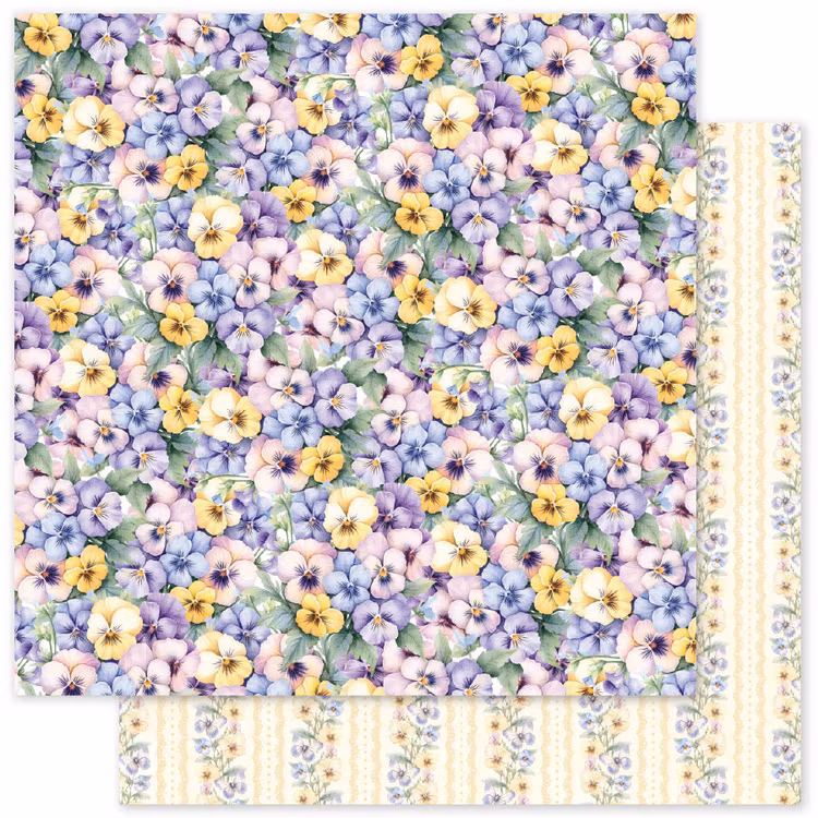 Paper Rose Studio - Petals & pansies Basics - 6x6