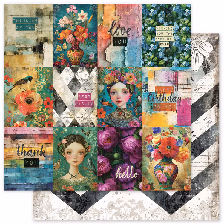 Paper Rose Studio - Portraits in bloom - 6x6