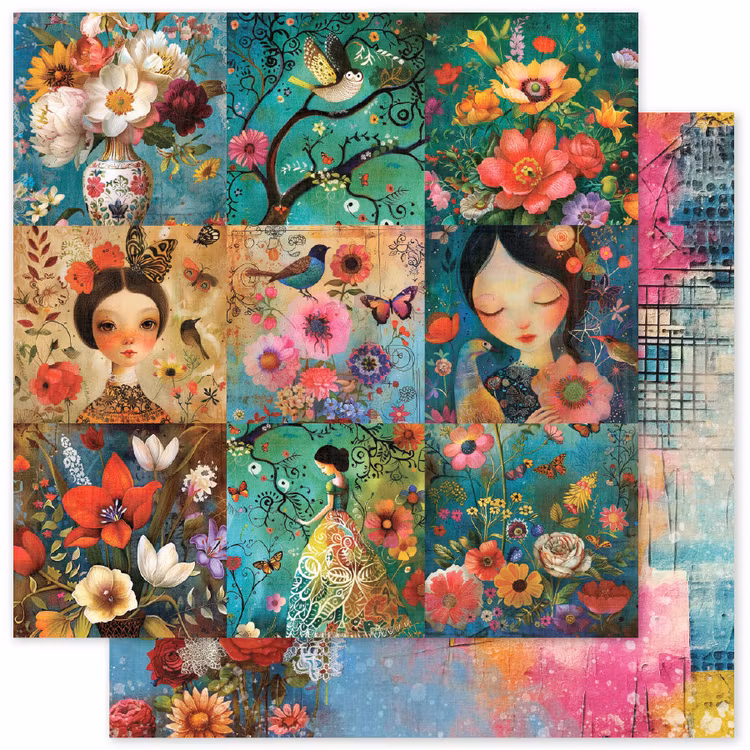 Paper Rose Studio - Portraits in bloom - 6x6