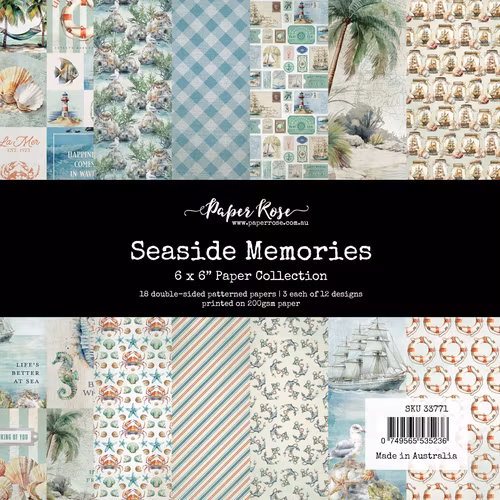 Paper Rose Studio - Seaside memories - 6x6