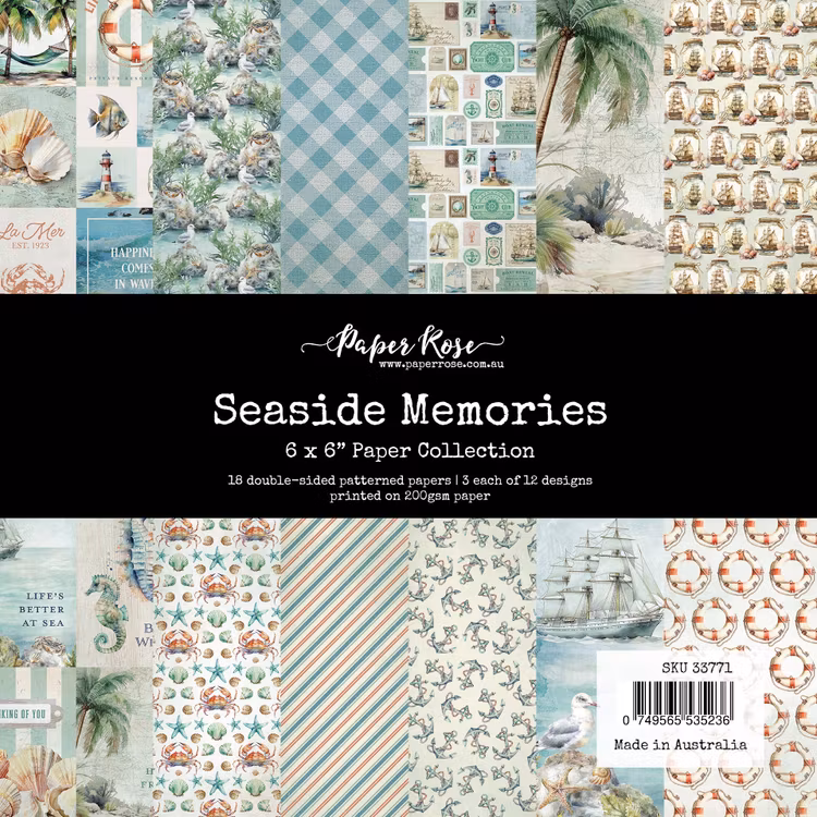 Paper Rose Studio - Seaside memories - 6x6