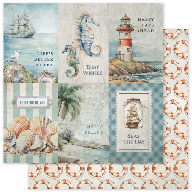 Paper Rose Studio - Seaside memories - 6x6