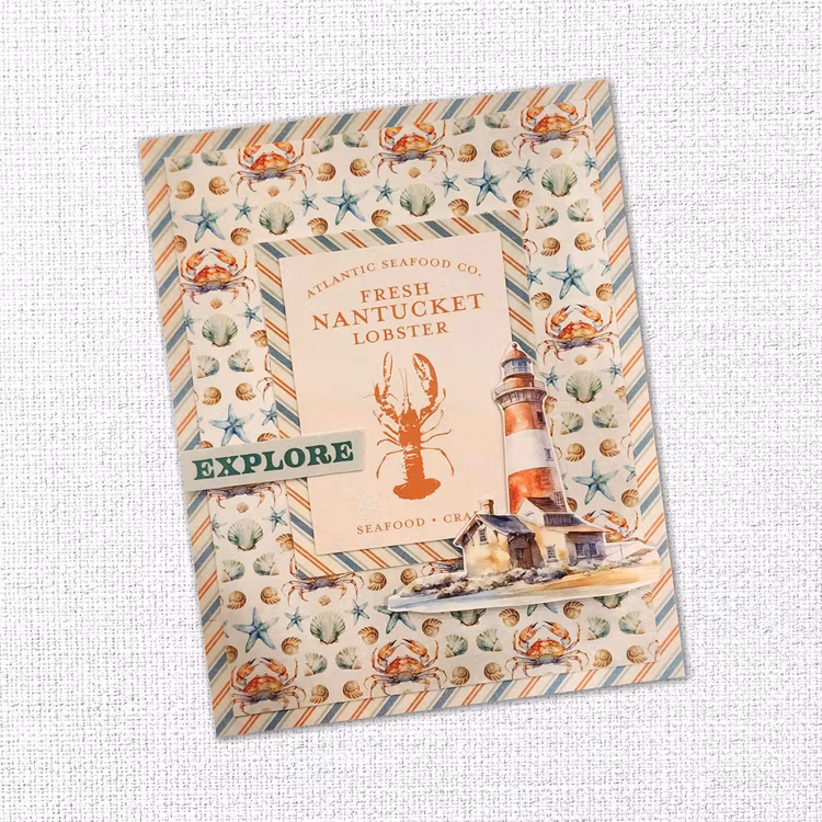 Paper Rose Studio - Seaside memories - 6x6