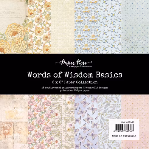 Paper Rose Studio - Words of wisdom Basics - 6x6