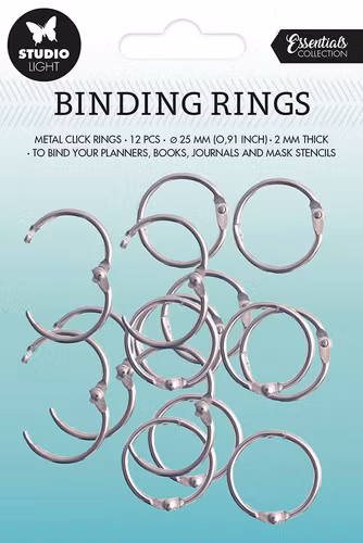 Studio light - Bindningsklickringar - silver