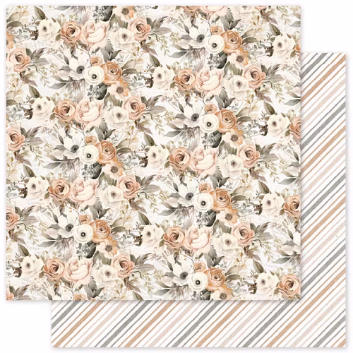 Paper Rose Studio - Heart & Home Patterns - A - 12x12