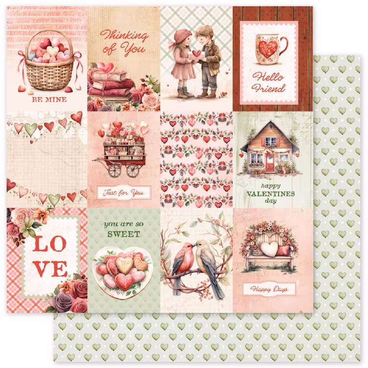 Paper Rose Studio - Heartwood House - A - 12x12