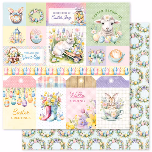 Paper Rose Studio - Hop Into Spring - A - 12x12