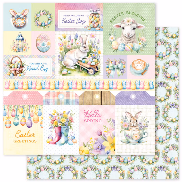 Paper Rose Studio - Hop Into Spring - A - 12x12