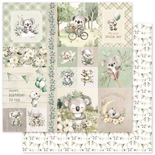Paper Rose Studio - Little Koala Adventures - A - 12x12