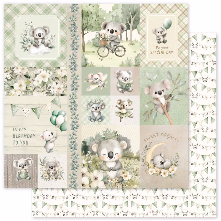 Paper Rose Studio - Little Koala Adventures - A - 12x12
