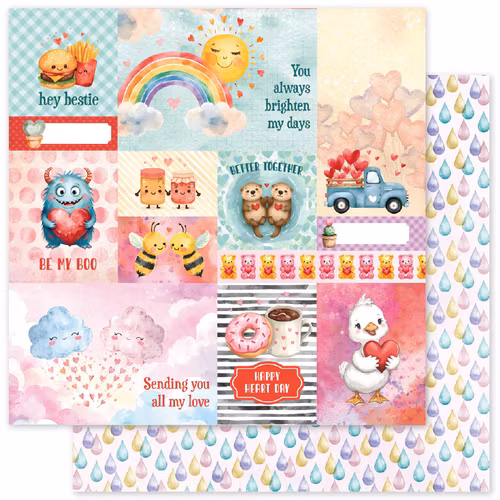 Paper Rose Studio - Perfect Pairs - A - 12x12