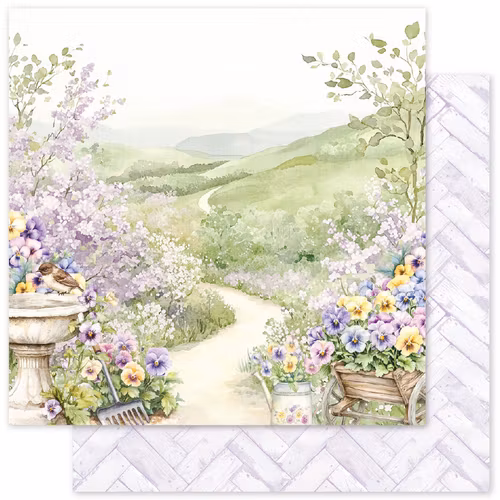 Paper Rose Studio - Petals & Pansies Basics - A - 12x12