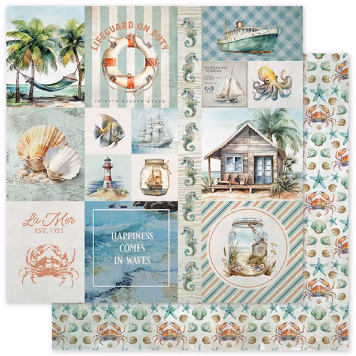 Paper Rose Studio - Seaside Memories - A - 12x12