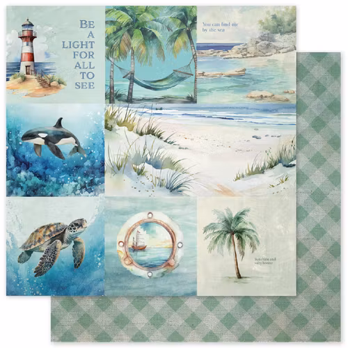Paper Rose Studio - Seaside Memories Basics - A - 12x12
