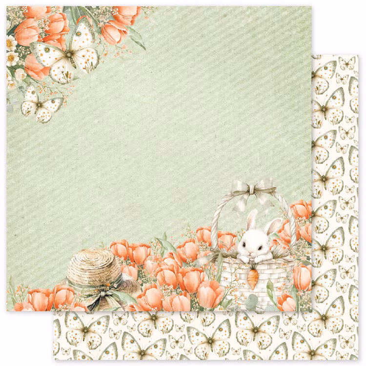 Paper Rose Studio - The Carrot Patch Basics - A - 12x12