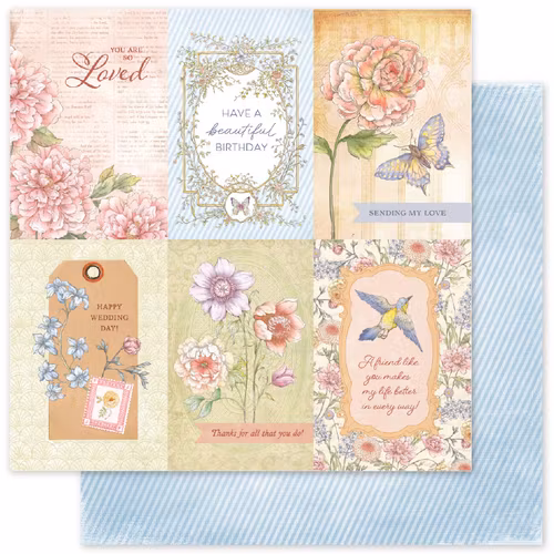 Paper Rose Studio - Words of Wisdom - A - 12x12