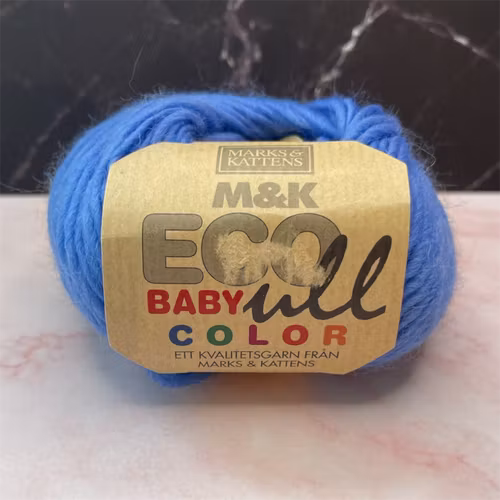 ECO Babyull Color, 25g/83m - 182 - Blå