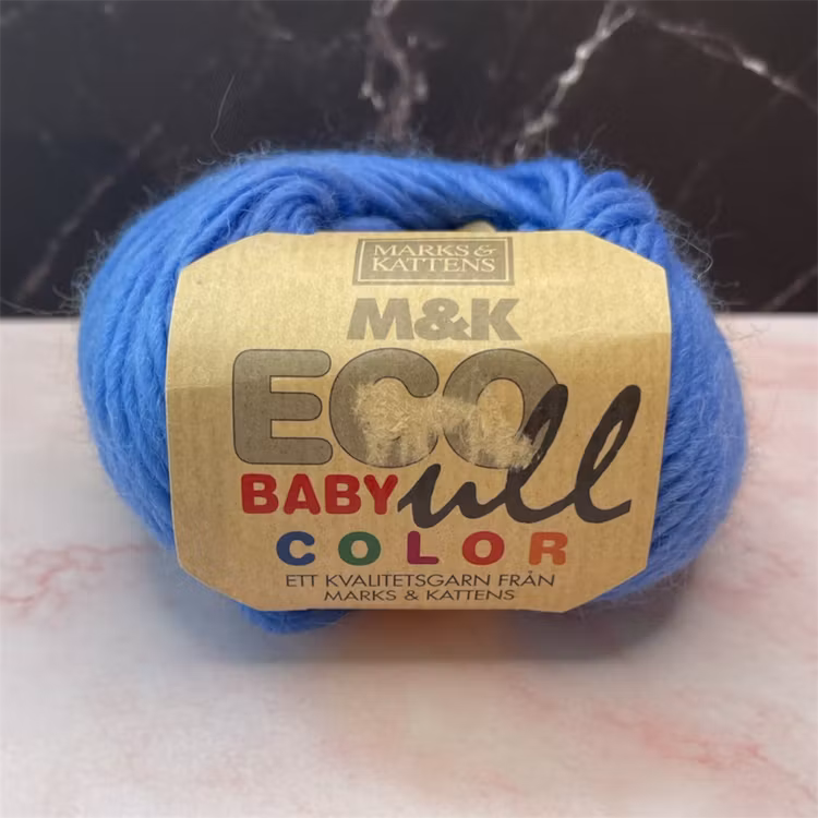 ECO Babyull Color, 25g/83m - 182 - Blå