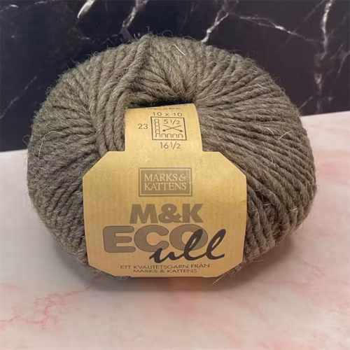 ECO Ull, 50g/80m - 1982 - Mörkbrun