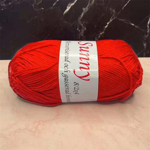 Sunny, 100g/165m - 718 - Röd