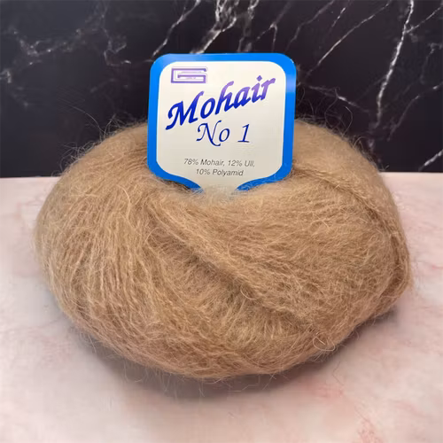 Mohair No1, 50g/150m - 955 - Brun