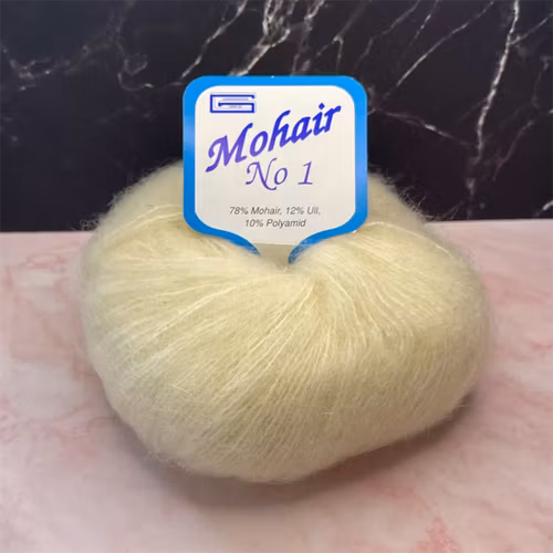 Mohair No1, 50g/150m - 900 - Vit