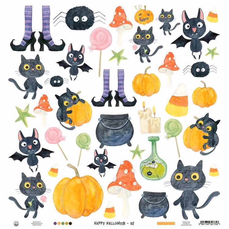 P13 - Happy Halloween 02 (30x30cm)