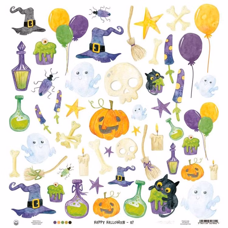 P13 - Happy Halloween 07 (30x30cm)