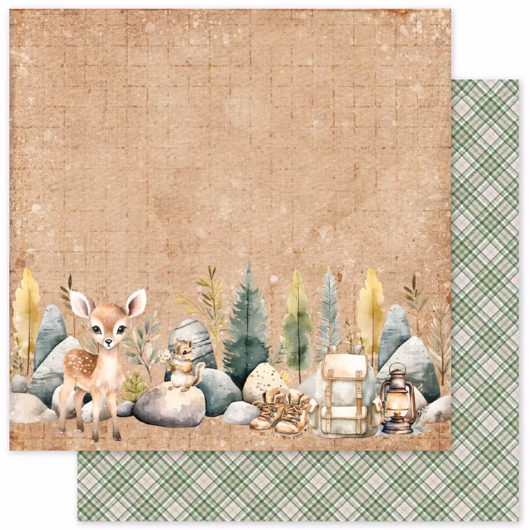 Paper Rose Studio - Campfire Tales - B - 12x12