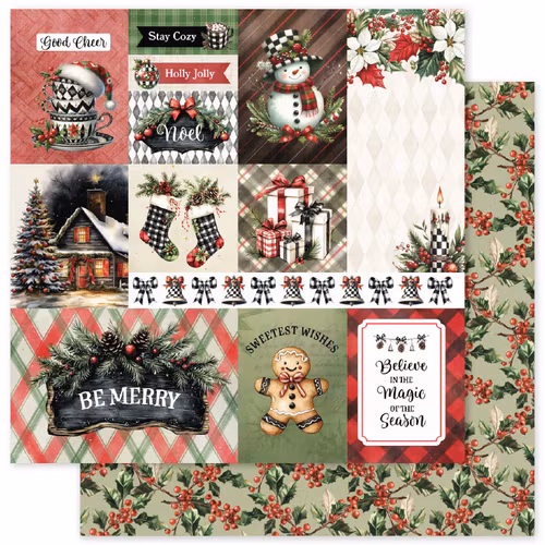 Paper Rose Studio - Christmas Wishes - A - 12x12