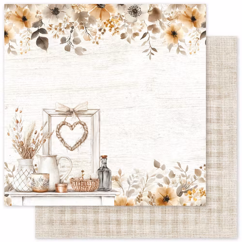 Paper Rose Studio - Heart & Home Basics - B - 12x12