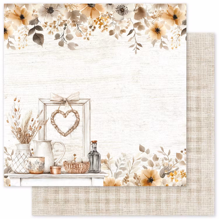 Paper Rose Studio - Heart & Home Basics - B - 12x12
