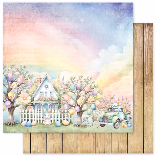 Paper Rose Studio - Hop Into Spring - B - 12x12