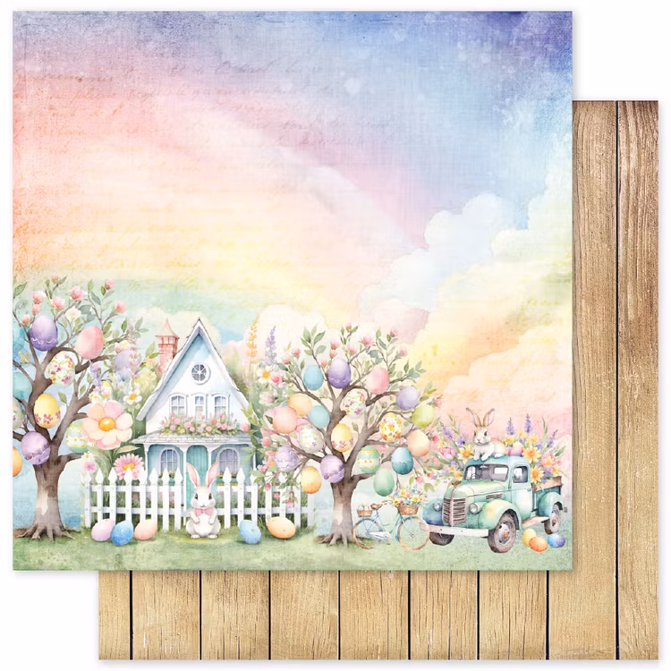 Paper Rose Studio - Hop Into Spring - B - 12x12
