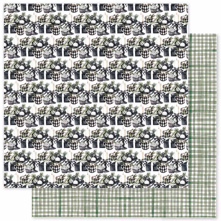 Paper Rose Studio - Mistletoe Market Basics - B - 12x12