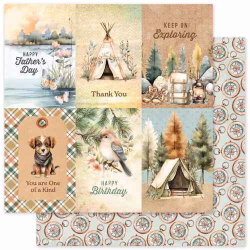 Paper Rose Studio - Campfire Tales - C - 12x12