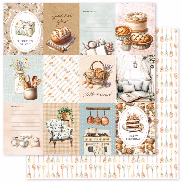Paper Rose Studio - Heart & Home - C - 12x12
