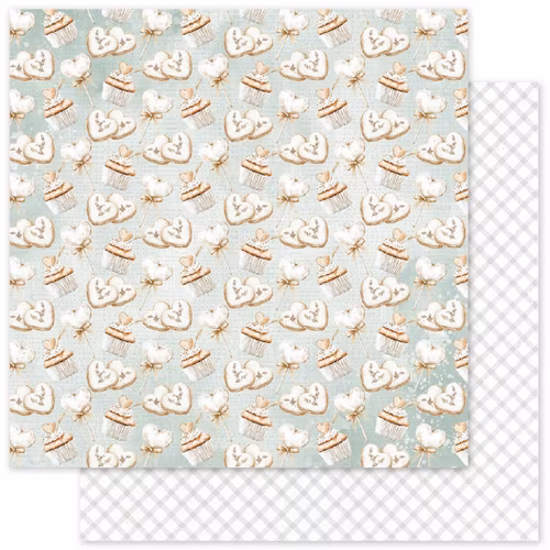 Paper Rose Studio - Heart & Home Patterns - C - 12x12
