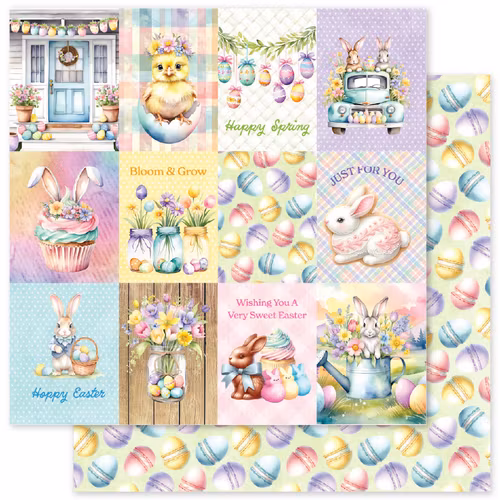 Paper Rose Studio - Hop Into Spring - C - 12x12