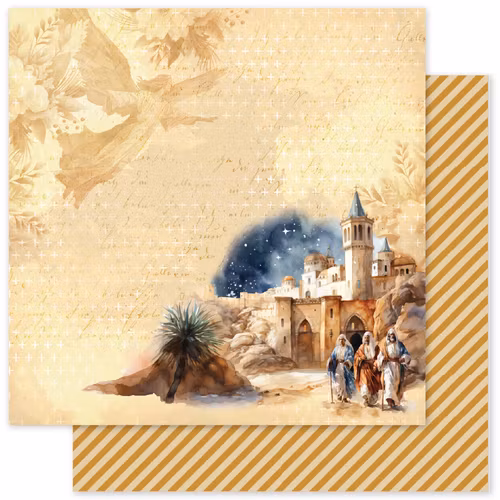 Paper Rose Studio - Joy To The World - B - 12x12